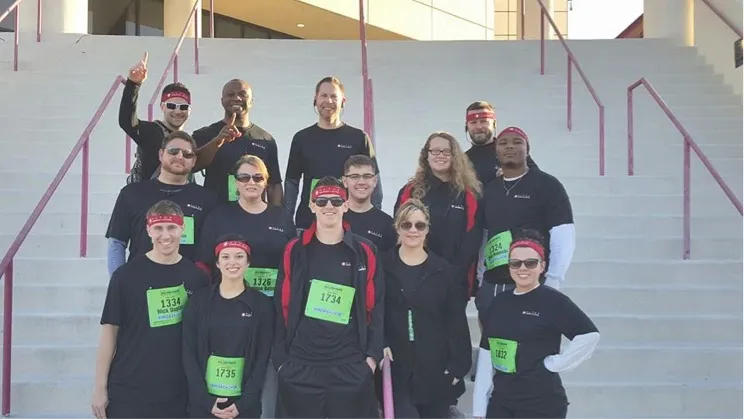 Altus ER employees at a local 5K
