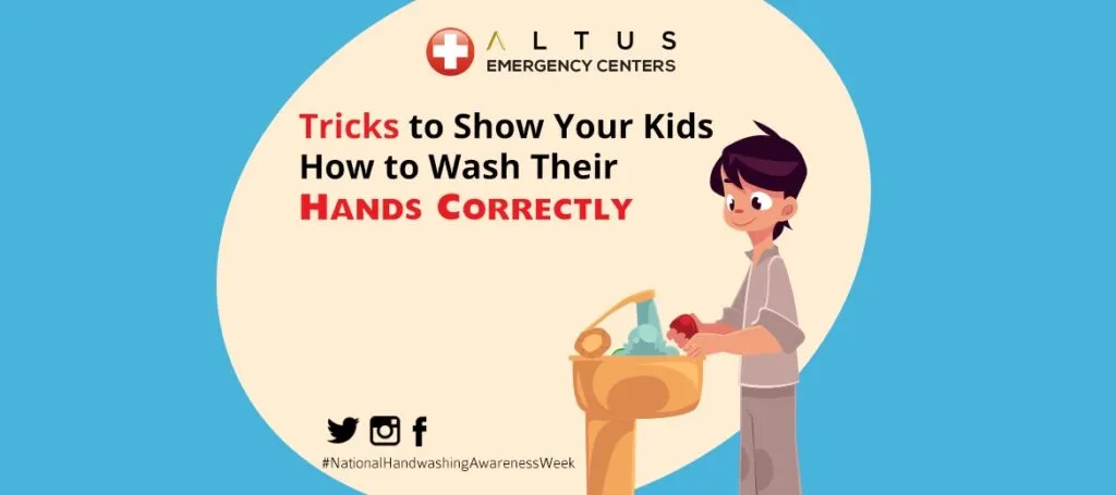 Handwashing child cartoon