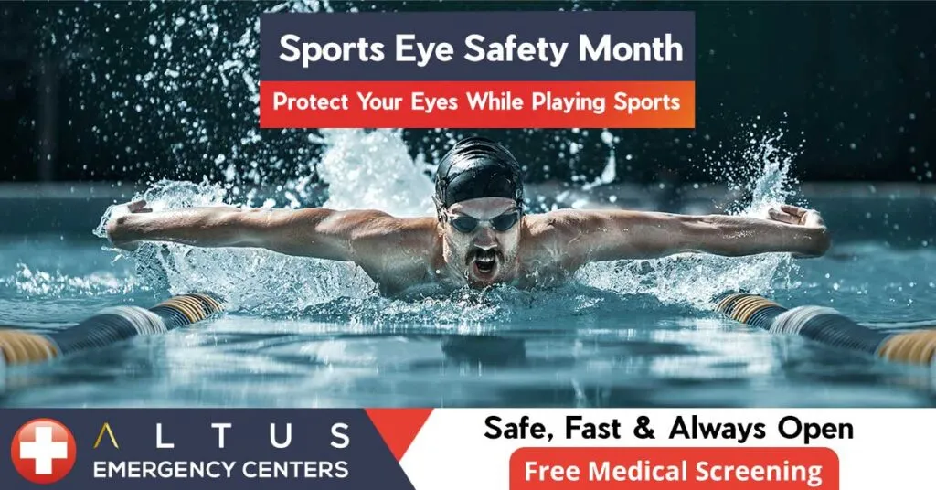 swimmer wearing goggles