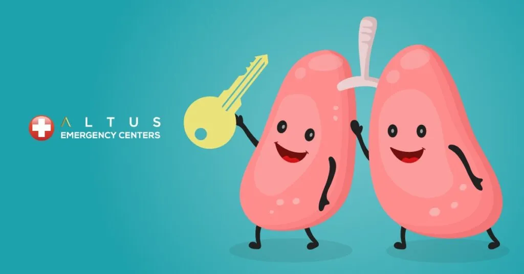 cartoon lungs