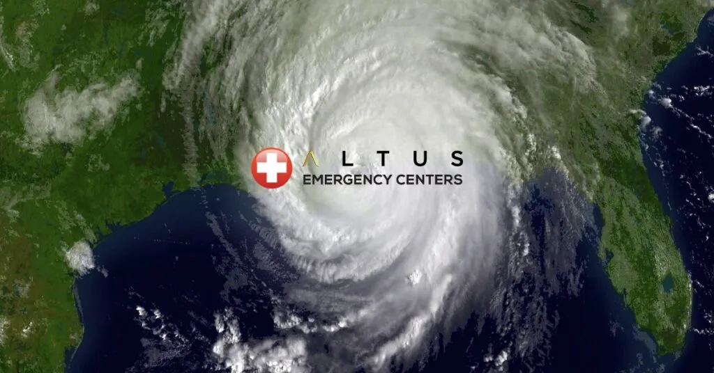Hurricane as seen from space