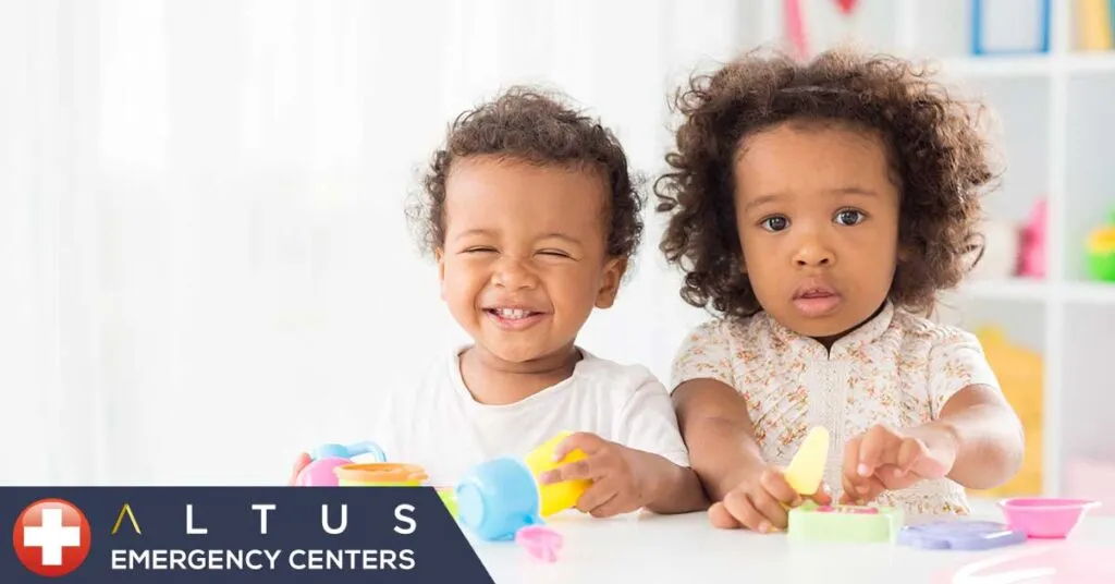 children in play room