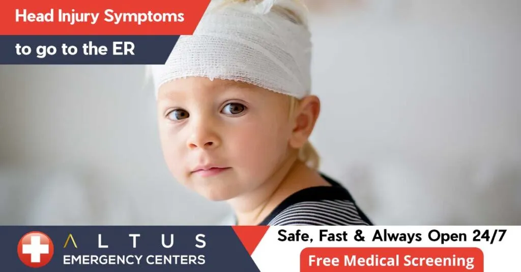 child with head injury